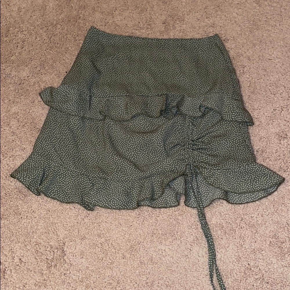 Green skirt